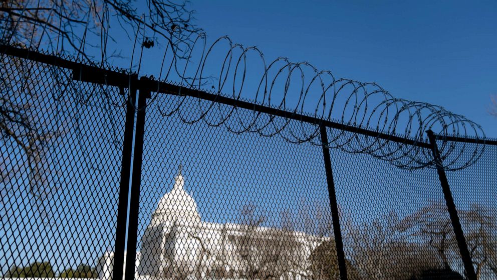 Barb wire-enclosed Washington D.C. Blank Meme Template