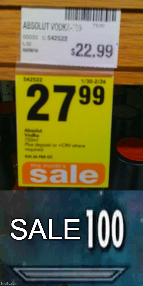 Great sale you've got there! | SALE | image tagged in sales,lol,fail,prices,you had one job just the one | made w/ Imgflip meme maker