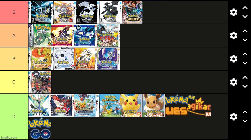 conquest is better than every mainline game except bw and bw2 | made w/ Imgflip meme maker
