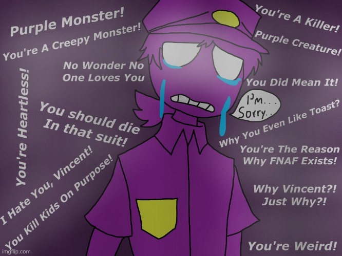 gn | image tagged in memes,funny,purple guy,the man behind the slaughter,fnaf | made w/ Imgflip meme maker