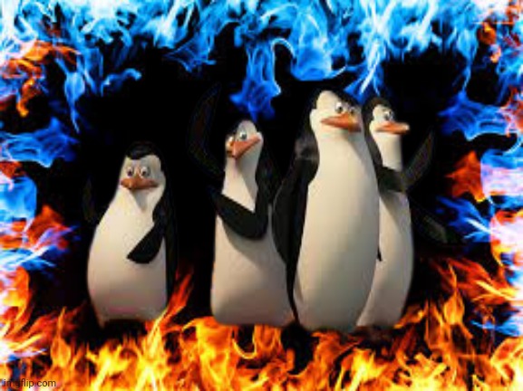 Anti anime penguins in hell | made w/ Imgflip meme maker