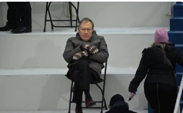 Bill Belichick Mittens Blank Meme Template