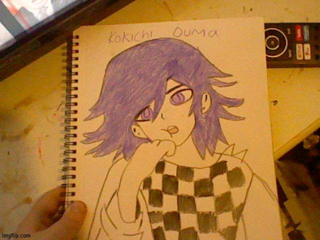 Kokichi Ouma drawing | made w/ Imgflip meme maker