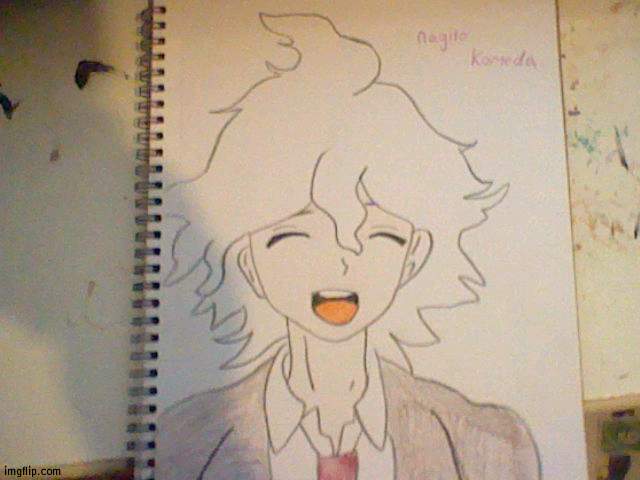 Nagito Komaeda drawing | made w/ Imgflip meme maker