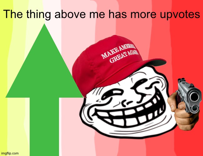 The thing above me has more upvotes | The thing above me has more upvotes | image tagged in memes,buff doge vs cheems | made w/ Imgflip meme maker