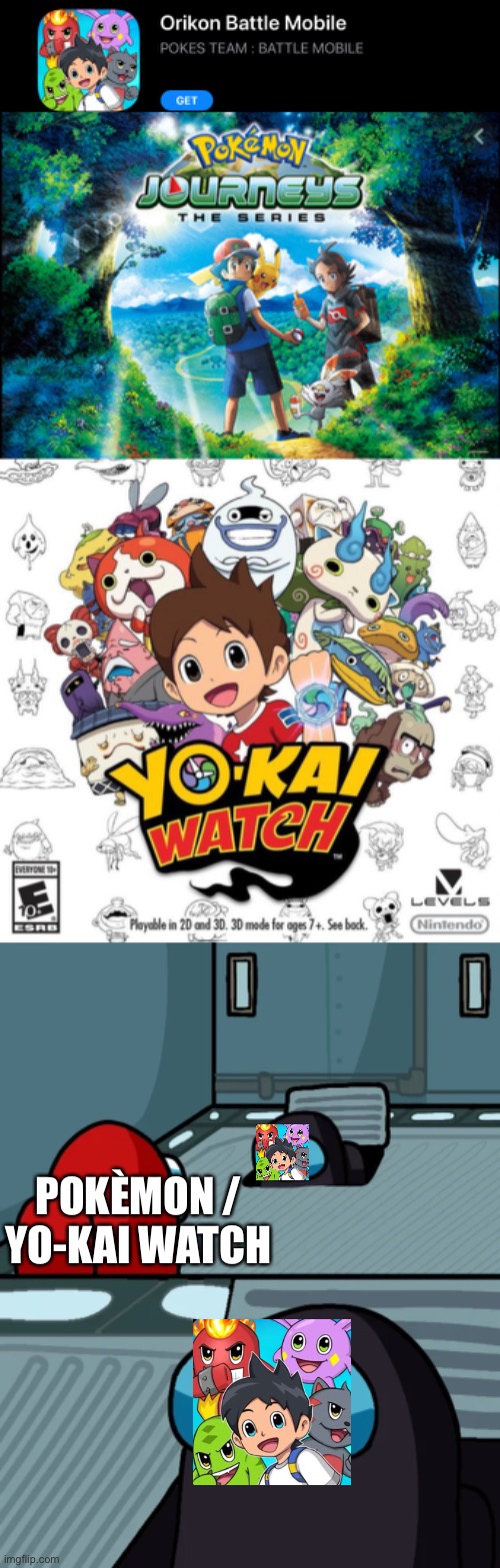 Bruh, really | POKÈMON / YO-KAI WATCH | image tagged in impostor of the vent | made w/ Imgflip meme maker