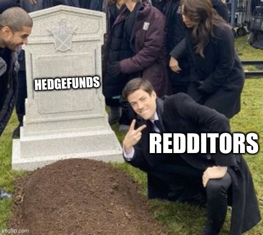 HEDGEFUNDS; REDDITORS | image tagged in reddit,stonks,hedgefunds | made w/ Imgflip meme maker