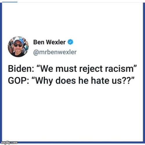 thats not fair, im not racist i just think the 1950s were the best time for america maga | image tagged in maga,racism,tweet,twitter,repost,gop | made w/ Imgflip meme maker