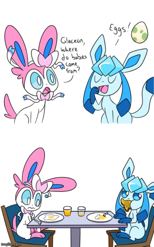 I got distracted ok baby Glaceon XD | image tagged in xddd | made w/ Imgflip meme maker