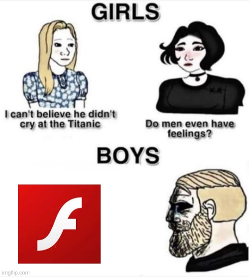 R.I.P | image tagged in do men even have feelings,flash | made w/ Imgflip meme maker
