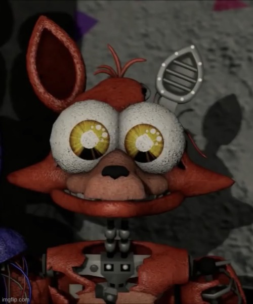 Giant eyed foxy | image tagged in giant eyed foxy | made w/ Imgflip meme maker