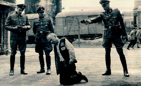 High Quality German shooting jew Blank Meme Template