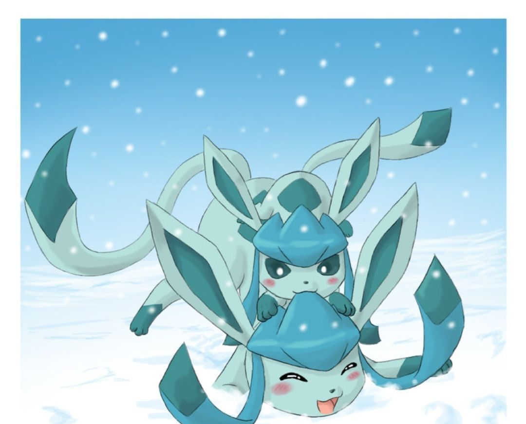 Playful Glaceons Blank Meme Template