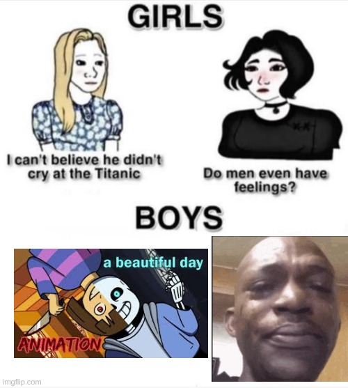 The saddest animation I ever saw. | image tagged in do men even have feelings,funny memes,funny,sad,undertale,memes | made w/ Imgflip meme maker