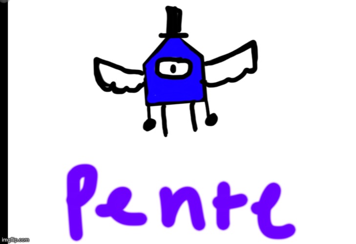 New oc, pente | image tagged in fun fact the e is silent,pente,me and wholesomey made it,lol,luno rip off | made w/ Imgflip meme maker