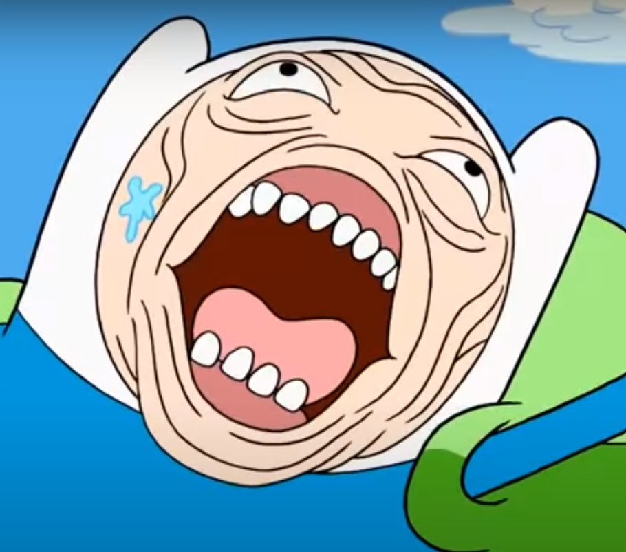 Finn's Face Blank Meme Template