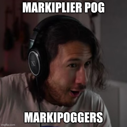 MarkiPoggers | MARKIPLIER POG; MARKIPOGGERS | image tagged in markiplier,gaming,pog,poggers,pogchamp,resident evil | made w/ Imgflip meme maker