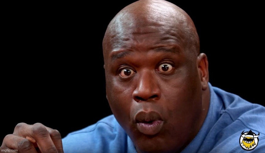 Shaq Hot Ones Face | image tagged in shaq hot ones face | made w/ Imgflip meme maker