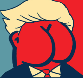 trump-the-ass Blank Meme Template