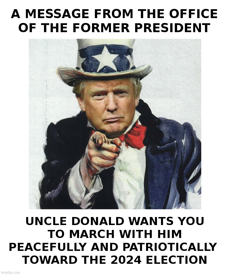 Uncle Donald Wants You! | image tagged in uncle,donald,uncle sam,peaceful,patriotic,trump 2024 | made w/ Imgflip meme maker