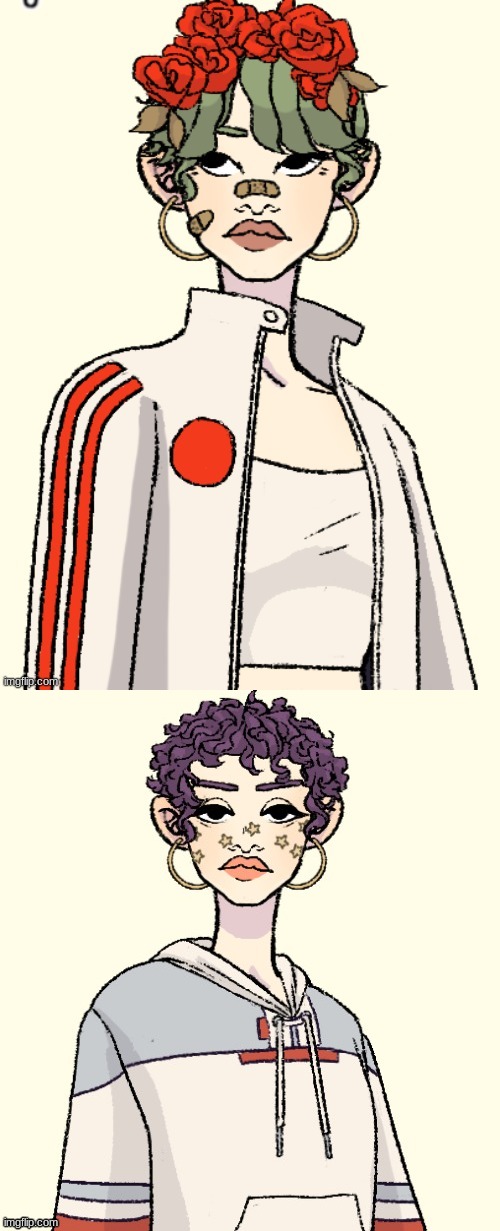 Dare and ask Tavi (above) and Chari (below). | made w/ Imgflip meme maker