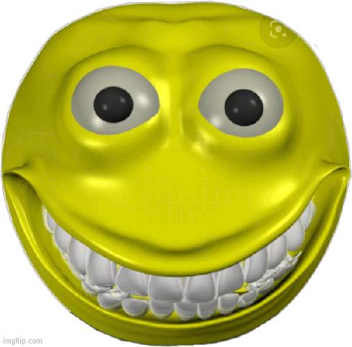 creepy smile emoji | made w/ Imgflip meme maker