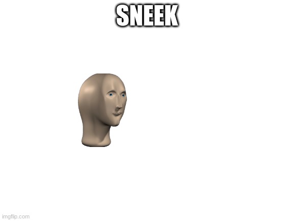 Blank White Template | SNEEK | image tagged in blank white template | made w/ Imgflip meme maker