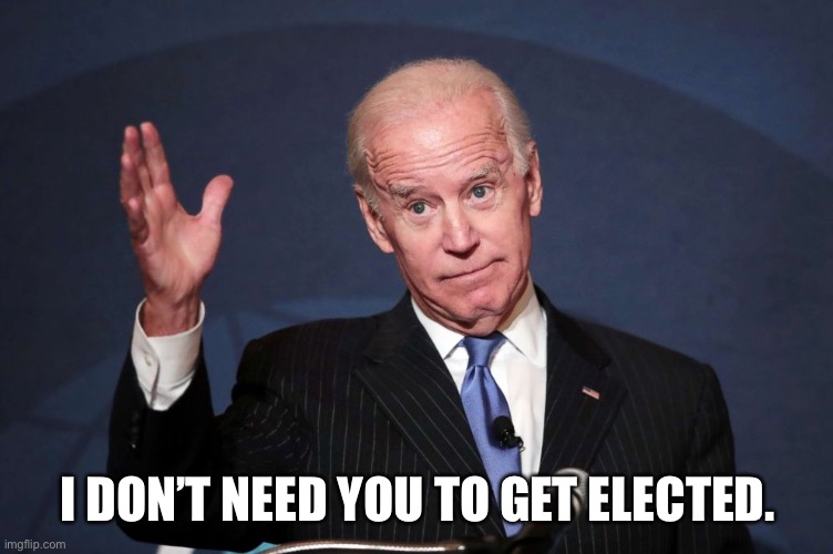 You’re full of shit | I DON’T NEED YOU TO GET ELECTED. | image tagged in you re full of shit | made w/ Imgflip meme maker