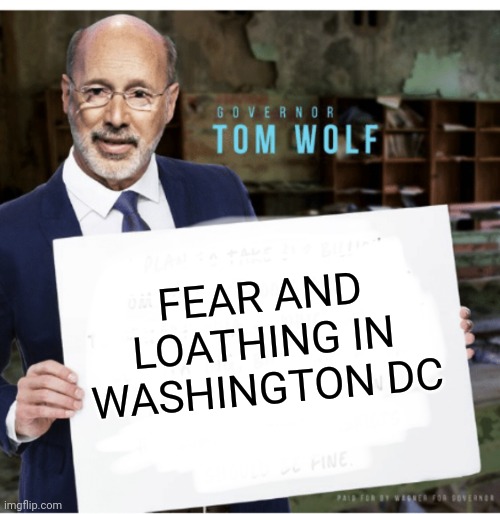 The Electric Kool-Aid Acid Test | FEAR AND LOATHING IN WASHINGTON DC | image tagged in tom wolf | made w/ Imgflip meme maker
