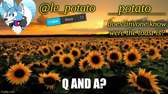 Q AND A? | made w/ Imgflip meme maker