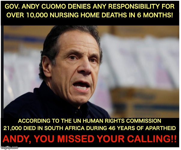 NY Gov. Cuomo | image tagged in deaths | made w/ Imgflip meme maker