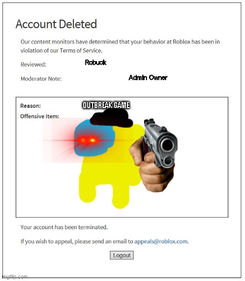 roblox bans Memes & GIFs - Imgflip