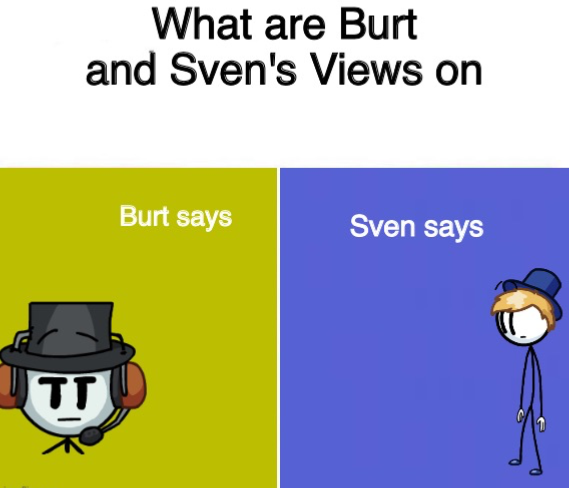Burt And Sven Views Blank Meme Template