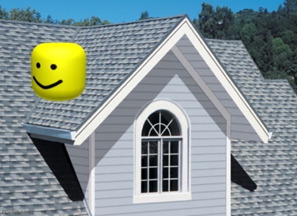 oof on le roof | image tagged in oof on le roof | made w/ Imgflip meme maker