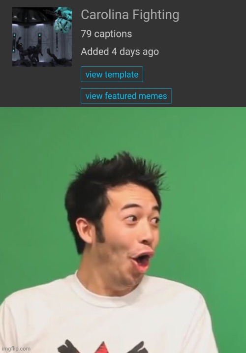 THAT TEMPLATE BLEW UP KINDA | image tagged in pogchamp | made w/ Imgflip meme maker