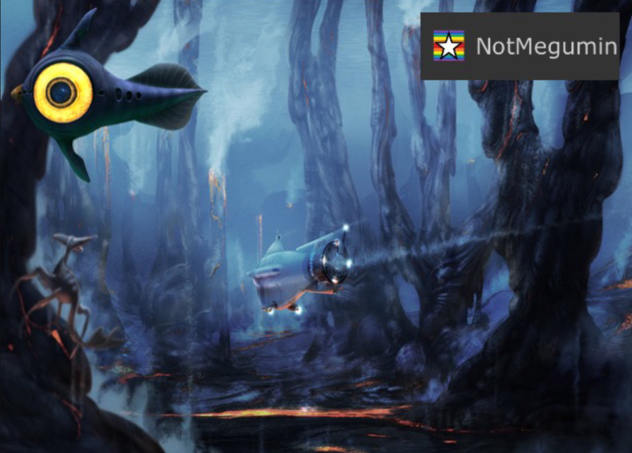 NotMegumin announcement V2 Blank Meme Template