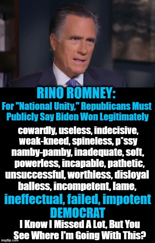 Romney Said He Would 'Stay Quiet' on His 2020 Presidential Vote--Weasel! | image tagged in politics,mitt romney,rino,two face,loser | made w/ Imgflip meme maker