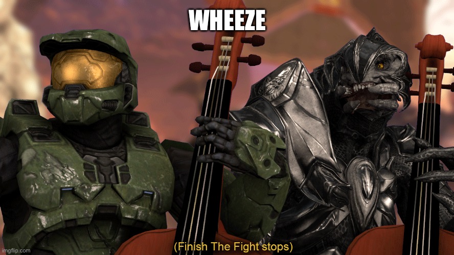 This is beautiful | WHEEZE | image tagged in finish the fight stops | made w/ Imgflip meme maker