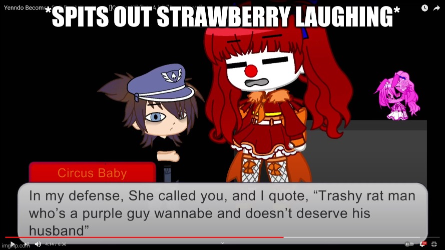 *SPITS OUT STRAWBERRY LAUGHING* | made w/ Imgflip meme maker