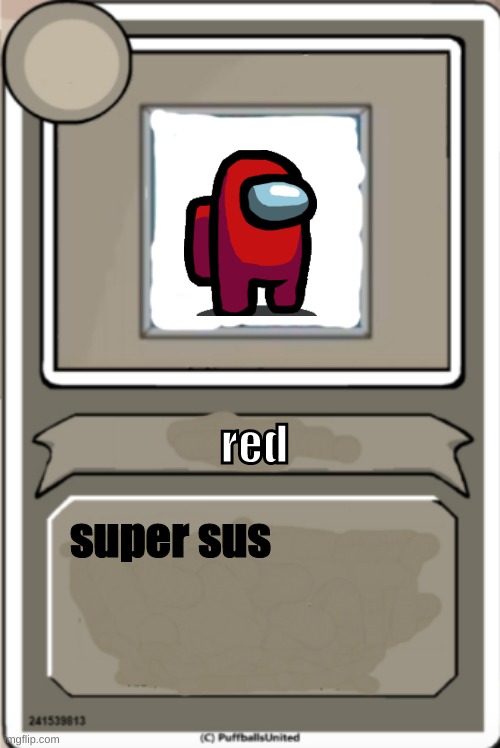 Character Bio | red super sus | image tagged in character bio | made w/ Imgflip meme maker
