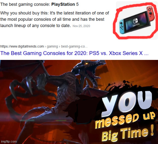 These dumbheads don't know the difference between an nintendo switch or a ps5 | image tagged in wow you failed this job,totally busted | made w/ Imgflip meme maker