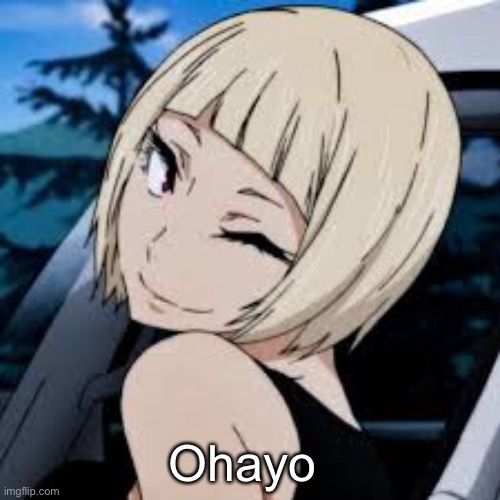 Ohayo | made w/ Imgflip meme maker