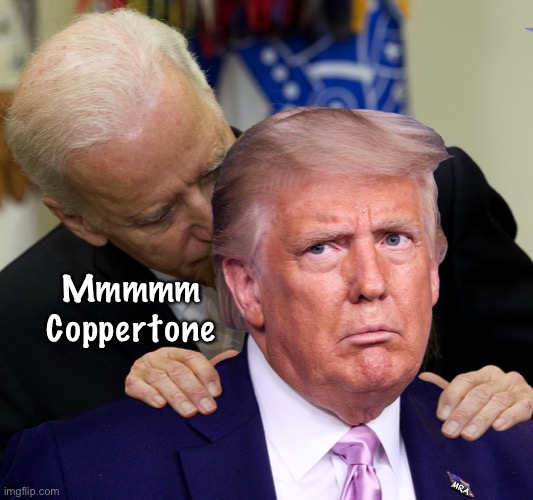 Biden Sniffing Trump | Mmmmm
Coppertone; MRA | image tagged in biden sniffing trump | made w/ Imgflip meme maker