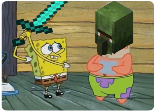 NNO MMORE ZZOMBIE VILLAGERS Blank Meme Template