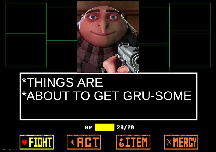 Gru Meme Template