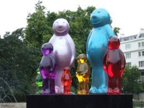 Jelly Bean Statue | image tagged in or something | made w/ Imgflip meme maker