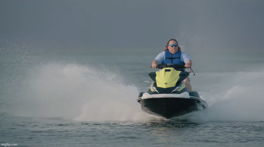 Jet Ski Tiger King | image tagged in jet ski tiger king | made w/ Imgflip meme maker