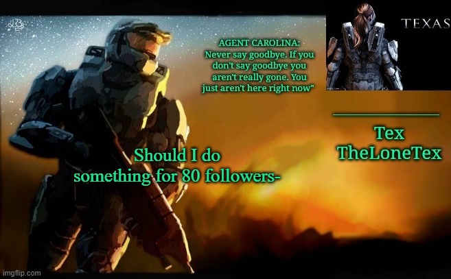 Idfk | Should I do something for 80 followers- | image tagged in announcement templaaatteee | made w/ Imgflip meme maker