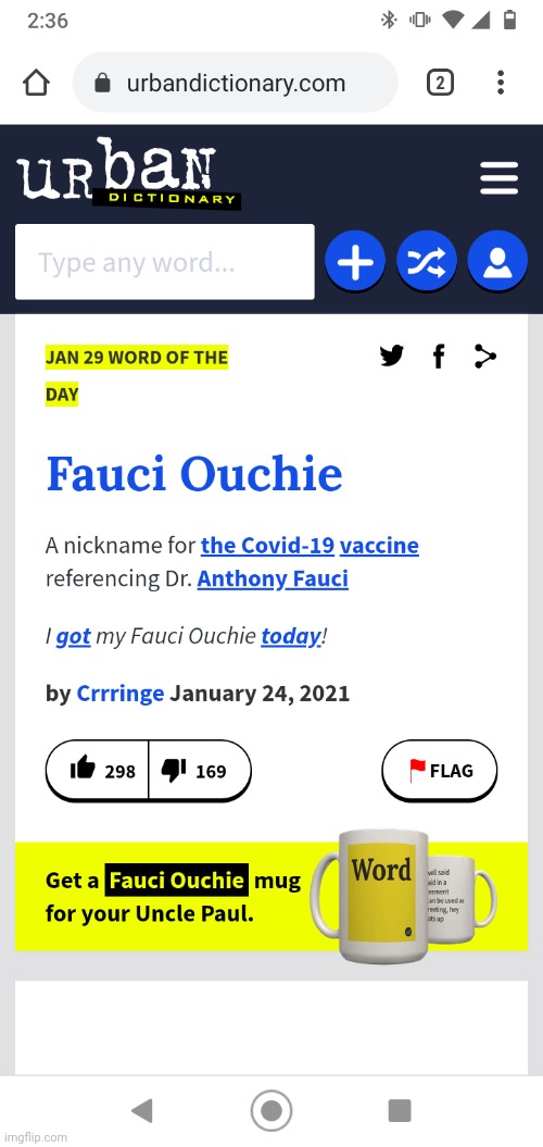 Fauci ouchie | made w/ Imgflip meme maker