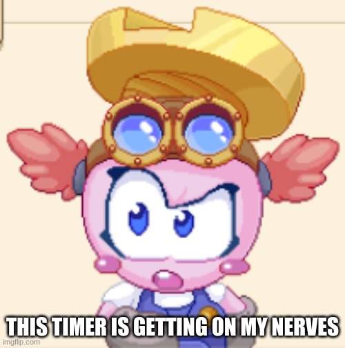 n e w a c c o u n t s t r u g g l e s | THIS TIMER IS GETTING ON MY NERVES | image tagged in pissed benni | made w/ Imgflip meme maker